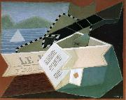 Juan Gris Guitar in front of the sea china oil painting artist